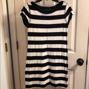 Banana Republic Striped Tunic T Shirt Dress EUC